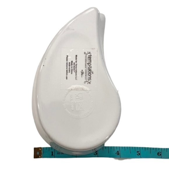 🎉PRICE REDUCED🎉 Temptations 7 Pc Melamine 15" Petal Serving‎ Tray Cranberry - Picture 6 of 12